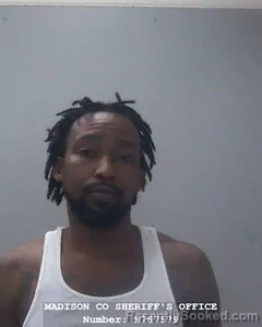 Mugshot of Stephon L Barnes booked in Madison County, Alabama on October 8, 2026