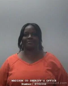 Mugshot of Shanora R Parrish booked in Madison County, Alabama on August 21, 2026