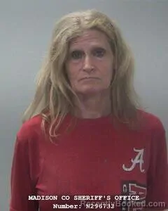 Mugshot of Elizabeth F Tash booked in Madison County, Alabama on July 31, 2026