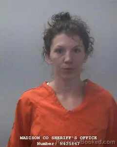 Mugshot of Jessica G Boyett booked in Madison County, Alabama on August 7, 2026