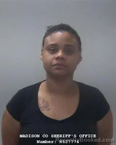 Mugshot of Michelle V Evans booked in Madison County, Alabama on July 25, 2026