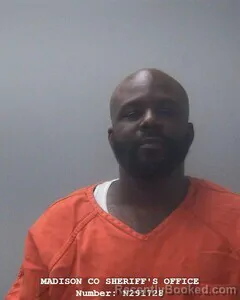 Mugshot of Edwin O Mayes booked in Madison County, Alabama on September 21, 2026