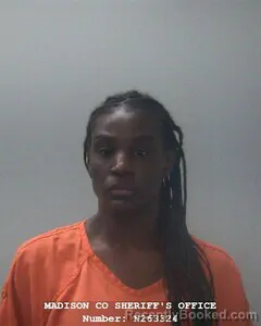 Mugshot of Deshay V Hughes booked in Madison County, Alabama on September 24, 2026