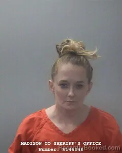 Mugshot of Britany D Gray booked in Madison County, Alabama on September 25, 2026