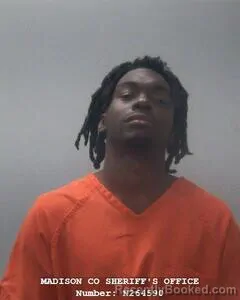 Mugshot of DETRAVION S CHANDLER booked in Madison County, Alabama on June 20, 2026