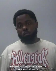 Mugshot of DECCORIN J TONEY booked in Madison County, Alabama on July 30, 2026