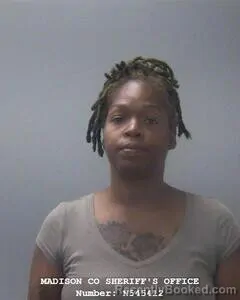 Mugshot of LEKESHA Q ASHBY booked in Madison County, Alabama on June 17, 2026