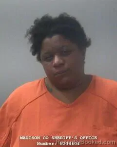 Mugshot of Dashia D Griffin booked in Madison County, Alabama on August 8, 2026
