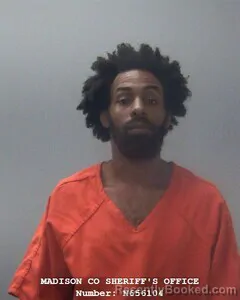 Mugshot of Obryan J Williams booked in Madison County, Alabama on October 7, 2026