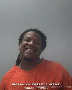 Mugshot of Antonio M Thomas booked in Madison County, Alabama on September 15, 2026