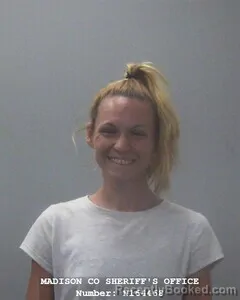 Mugshot of Caroline J Smith booked in Madison County, Alabama on October 9, 2026