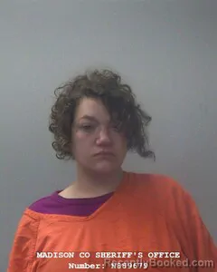 Mugshot of Zoe C Adams booked in Madison County, Alabama on October 24, 2026