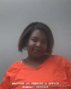 Mugshot of TASHA D BURKS booked in Madison County, Alabama on March 28, 2026