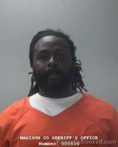 Mugshot of Akeem D Paige booked in Madison County, Alabama on August 12, 2026