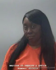 Mugshot of Kieara S Crutcher booked in Madison County, Alabama on August 8, 2026