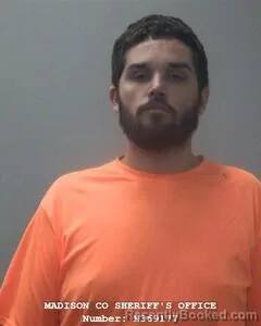 Mugshot of JACOB D WILLIAMS booked in Madison County, Alabama on April 16, 2026