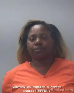 Mugshot of KAMORA K BROWN booked in Madison County, Alabama on April 22, 2026