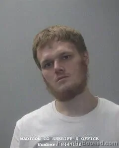 Mugshot of Joshua L Black booked in Madison County, Alabama on August 9, 2026