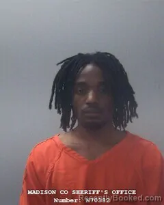 Mugshot of Amiel H Muhammad booked in Madison County, Alabama on October 12, 2026