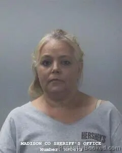 Mugshot of Angela D Mcgee booked in Madison County, Alabama on August 7, 2026