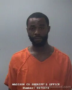 Mugshot of Julius J Mayfield booked in Madison County, Alabama on October 4, 2026