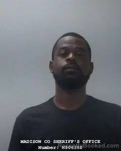 Mugshot of Tavion D Warren booked in Madison County, Alabama on August 3, 2026