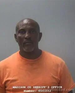 Mugshot of Kennard T Borders booked in Madison County, Alabama on August 20, 2026