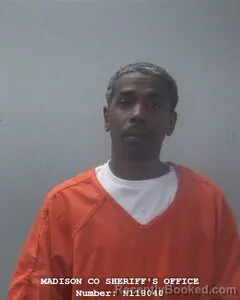 Mugshot of Bennie L Hughes booked in Madison County, Alabama on October 6, 2026