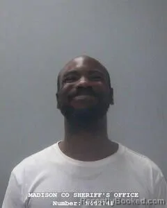 Mugshot of Quann J Coleman booked in Madison County, Alabama on August 20, 2026