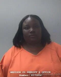 Mugshot of Jada T Rice booked in Madison County, Alabama on September 16, 2026