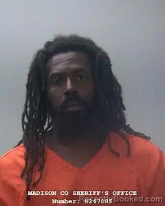 Mugshot of Davon R Kuhn booked in Madison County, Alabama on August 8, 2026