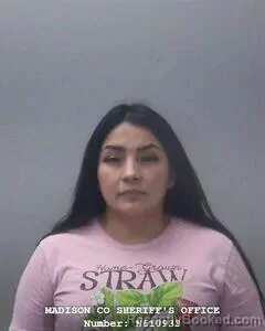 Mugshot of MELODY VALLADAREZ booked in Madison County, Alabama on June 9, 2026