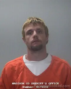 Mugshot of Charles J Clark booked in Madison County, Alabama on September 29, 2026