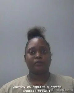 Mugshot of MIYAH C BULLARD booked in Madison County, Alabama on April 24, 2026