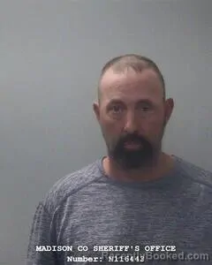 Mugshot of BENJAMIN D BAUGH booked in Madison County, Alabama on March 27, 2026