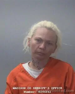 Mugshot of ELIZABETH M CLARK booked in Madison County, Alabama on May 1, 2026