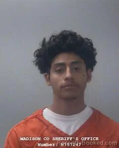 Mugshot of SERGIO A PALACIOS SANTANA booked in Madison County, Alabama on April 25, 2026
