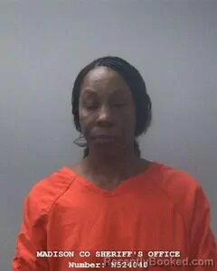 Mugshot of Krystal L Perkins booked in Madison County, Alabama on August 15, 2026