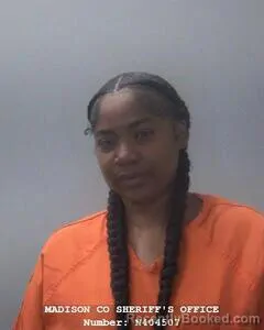 Mugshot of JAZLYN E MARTIN booked in Madison County, Alabama on April 28, 2026