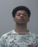 Booking photo from Madison County, Alabama