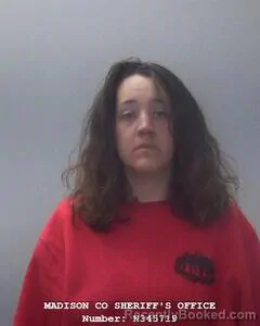 Mugshot of HALEY E FLOOD booked in Madison County, Alabama on March 27, 2026