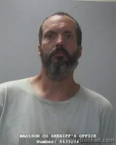 Mugshot of John M Anderson booked in Madison County, Alabama on July 25, 2026