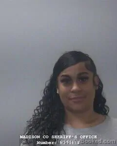 Mugshot of JADA N KIDD booked in Madison County, Alabama on May 8, 2026