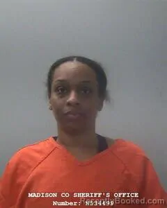 Mugshot of Lashana L Henderson booked in Madison County, Alabama on August 22, 2026