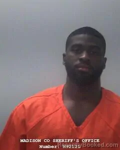 Mugshot of ANTONIO D HOLT booked in Madison County, Alabama on May 9, 2026