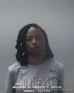 Mugshot of Kimberly B Mckinney booked in Madison County, Alabama on August 20, 2026