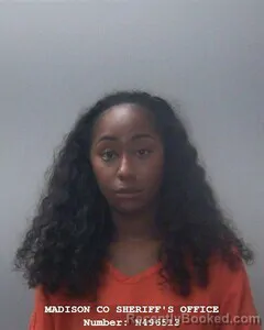 Mugshot of Keanna M Mcintyre booked in Madison County, Alabama on September 25, 2026