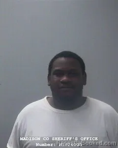 Mugshot of Daquawn J Clemons booked in Madison County, Alabama on October 6, 2026