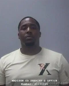 Mugshot of Cameron M Horne booked in Madison County, Alabama on August 14, 2026