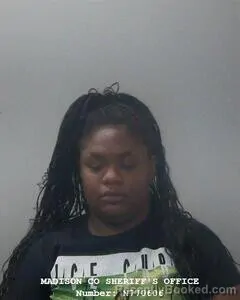 Mugshot of SHENIAH D JONES booked in Madison County, Alabama on April 6, 2026